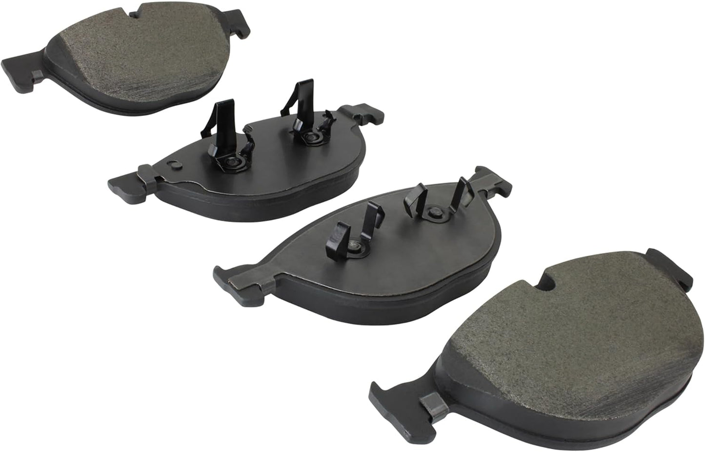 Premium Semi-Metallic Front Brake Pads (1001-1750M) Compatible with Jaguar F-Type 2014-2021