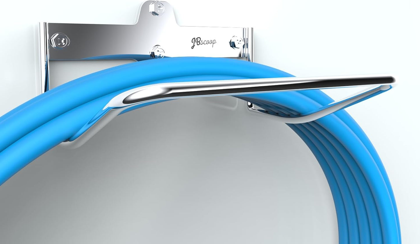 JBscoop Ladder Hanger for Garage Wall, Ladder Storage Strollers and Folding Chair, Heavy Duty Lader Holder Rust Proof SS304