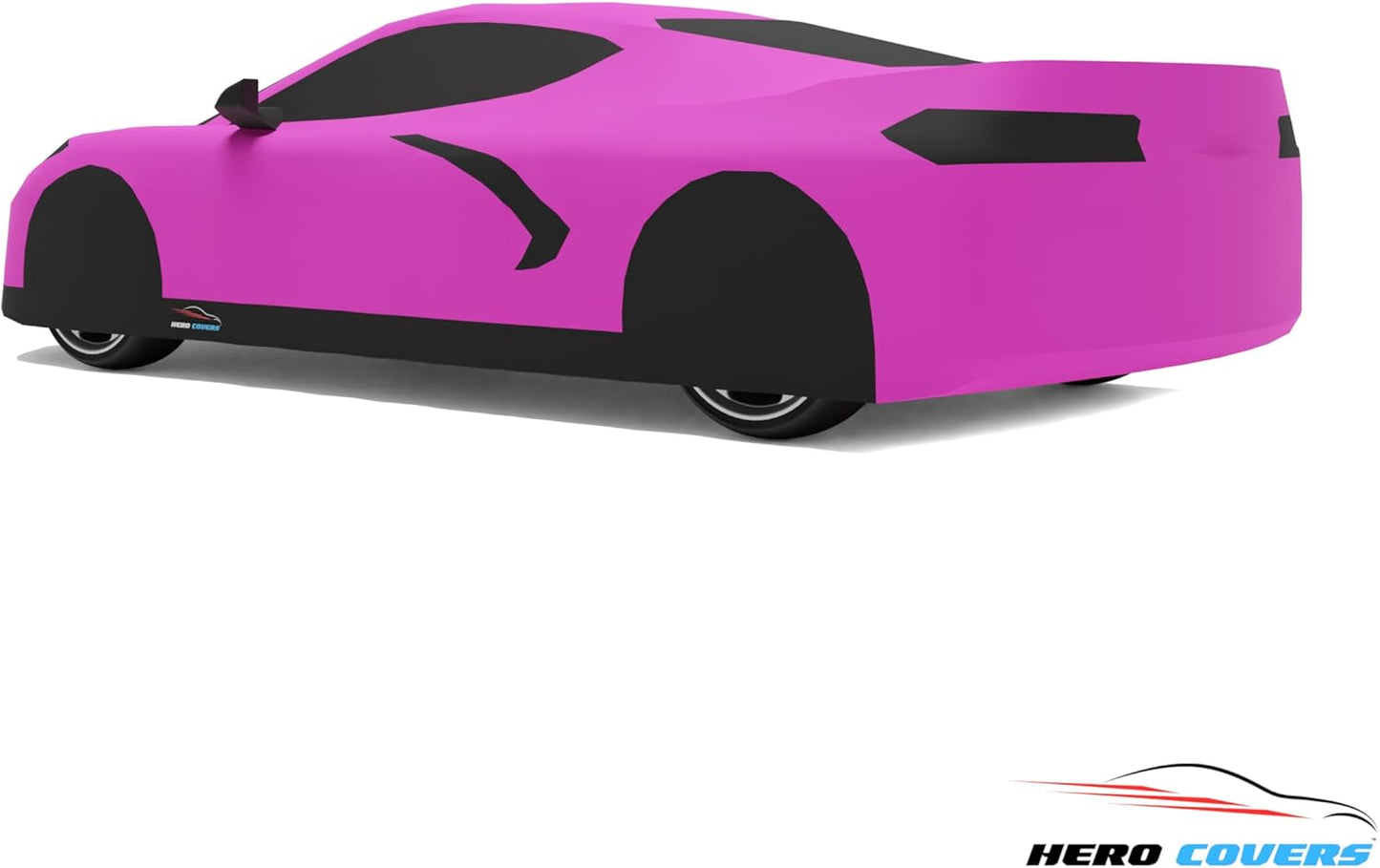 C8 Car Cover Fit for Corvette C8 Indoor and Outdoor Protection (Pink)