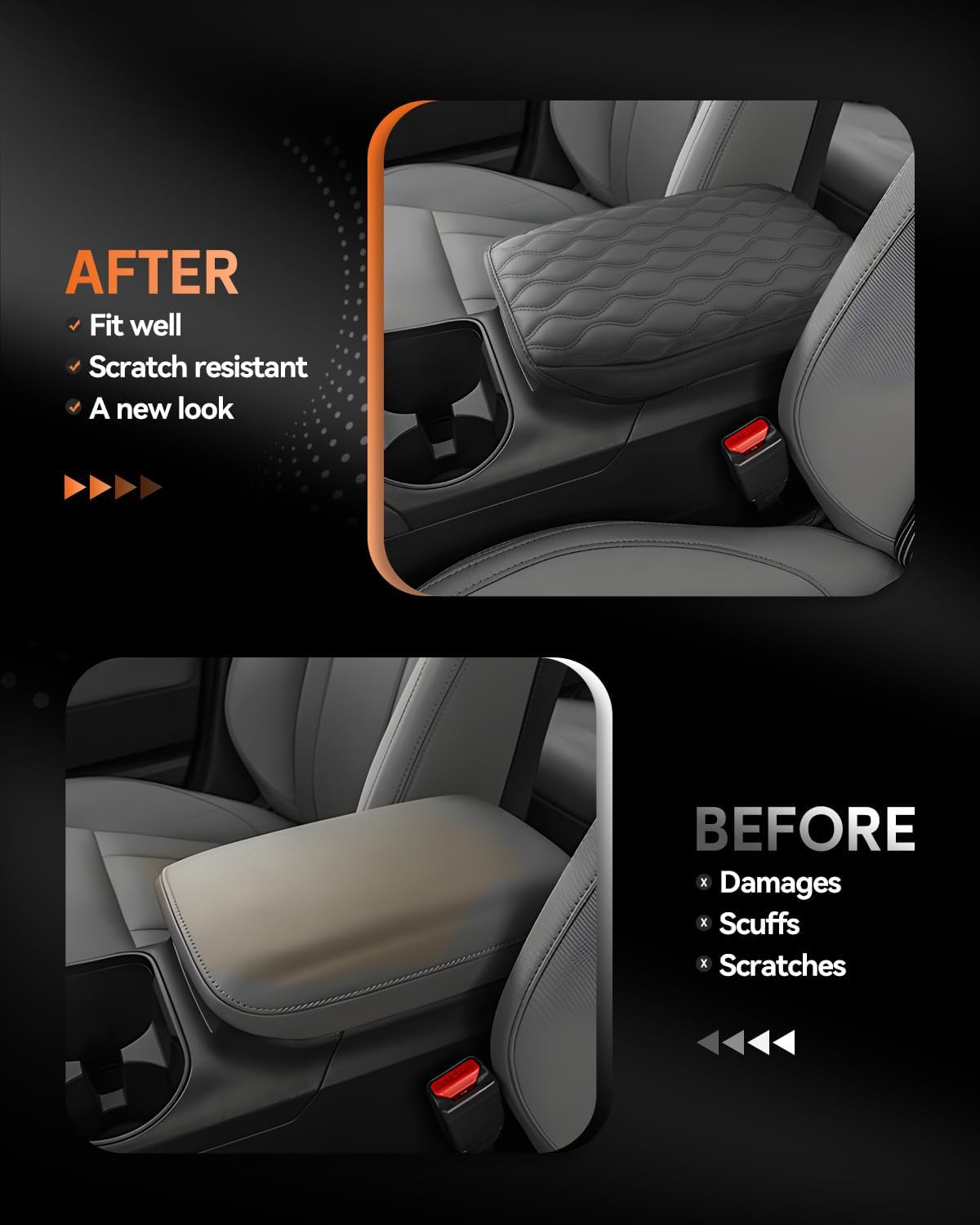 CDEFG for Subaru Legacy 2020-2025 Center Console Cover Armrest Box Cover for Legacy (Premium, Sport, Limited, Touring XT) 2020 2021 2022 2023 2024 2025 Accessories Console Arm Rest Protector