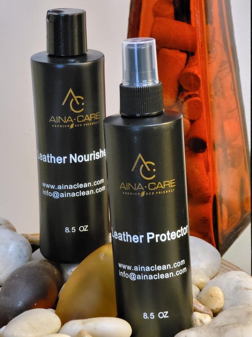 Complete Leather Care Kit Cleaner, Conditioner & Protection Restores & Preserves Leather Furniture, Car Seats, Shoes, Bags & More