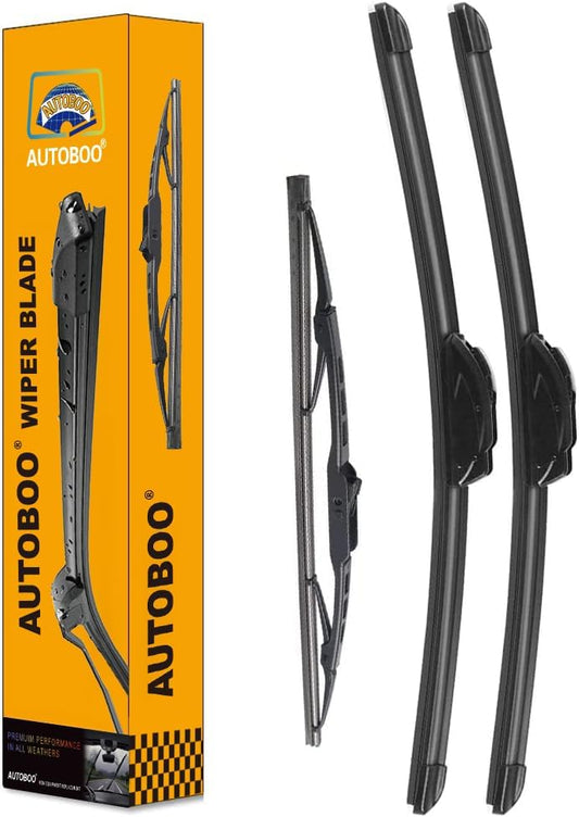 AUTOBOO 22"+22" Windshield Wipers Blades Replacement for Chevrolet Chevy Tahoe Suburban GMC Yukon XL 2015-2020 with 13 Inch Rear Wiper Blade -Original Factory Quality (Pack of 3)