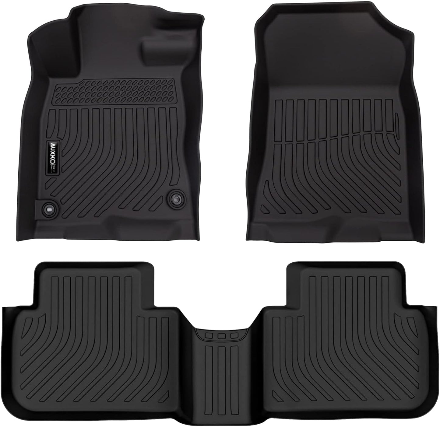 AUXKO All Weather Floor Mats for Honda Civic 2022-2025 2026 Sedan Hatchback Si(Include Sport|2nd Row with&w/o USB Port|Not for Hybrid) Acura Integra 2023-2025 Liners All Season Odorless Anti-Slip