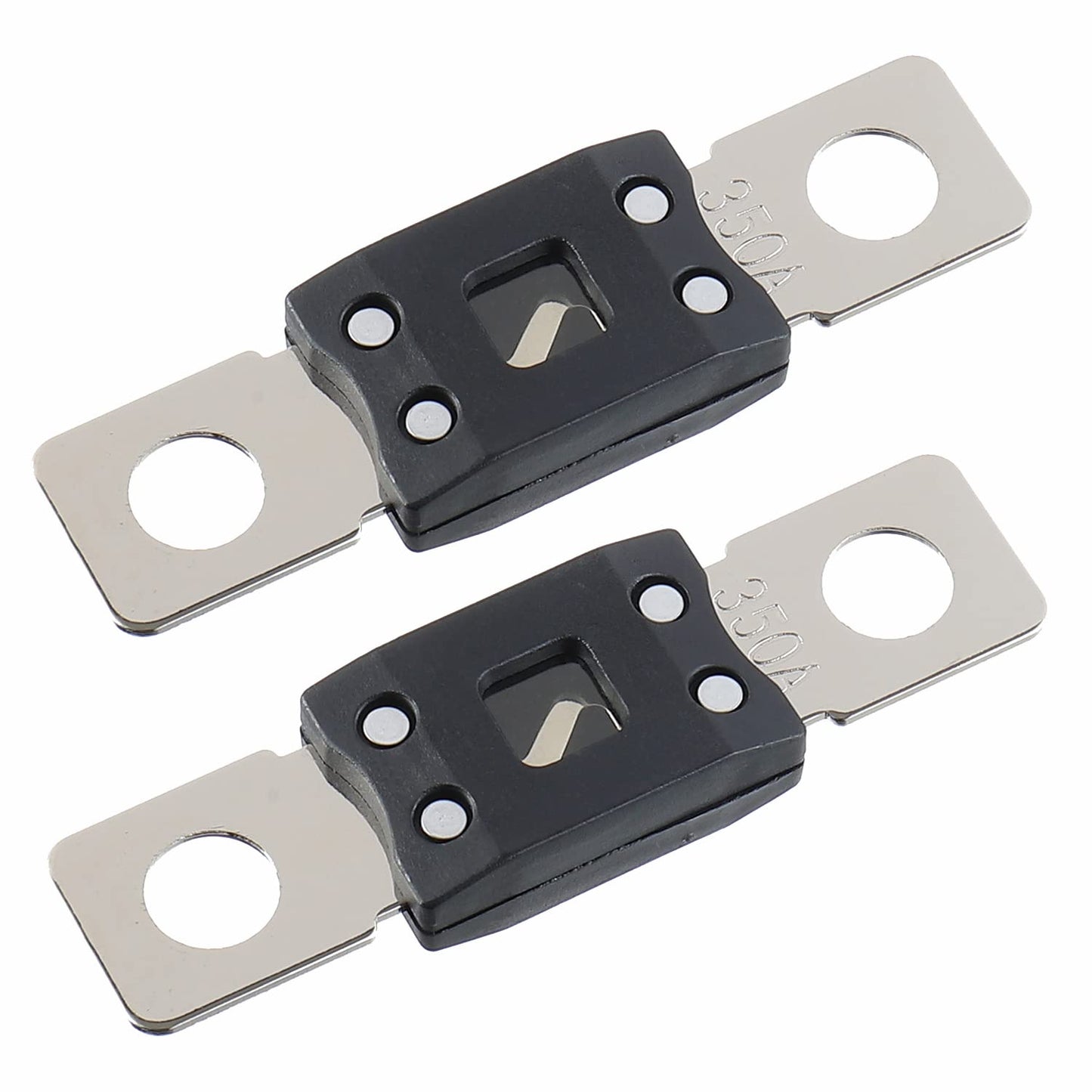 350A MEGA High Current Fuse - 350 Amp Bolt-on Fuse for Cars, Trucks, Construction Vehicles, Buses, Caravans (2 Pcs)