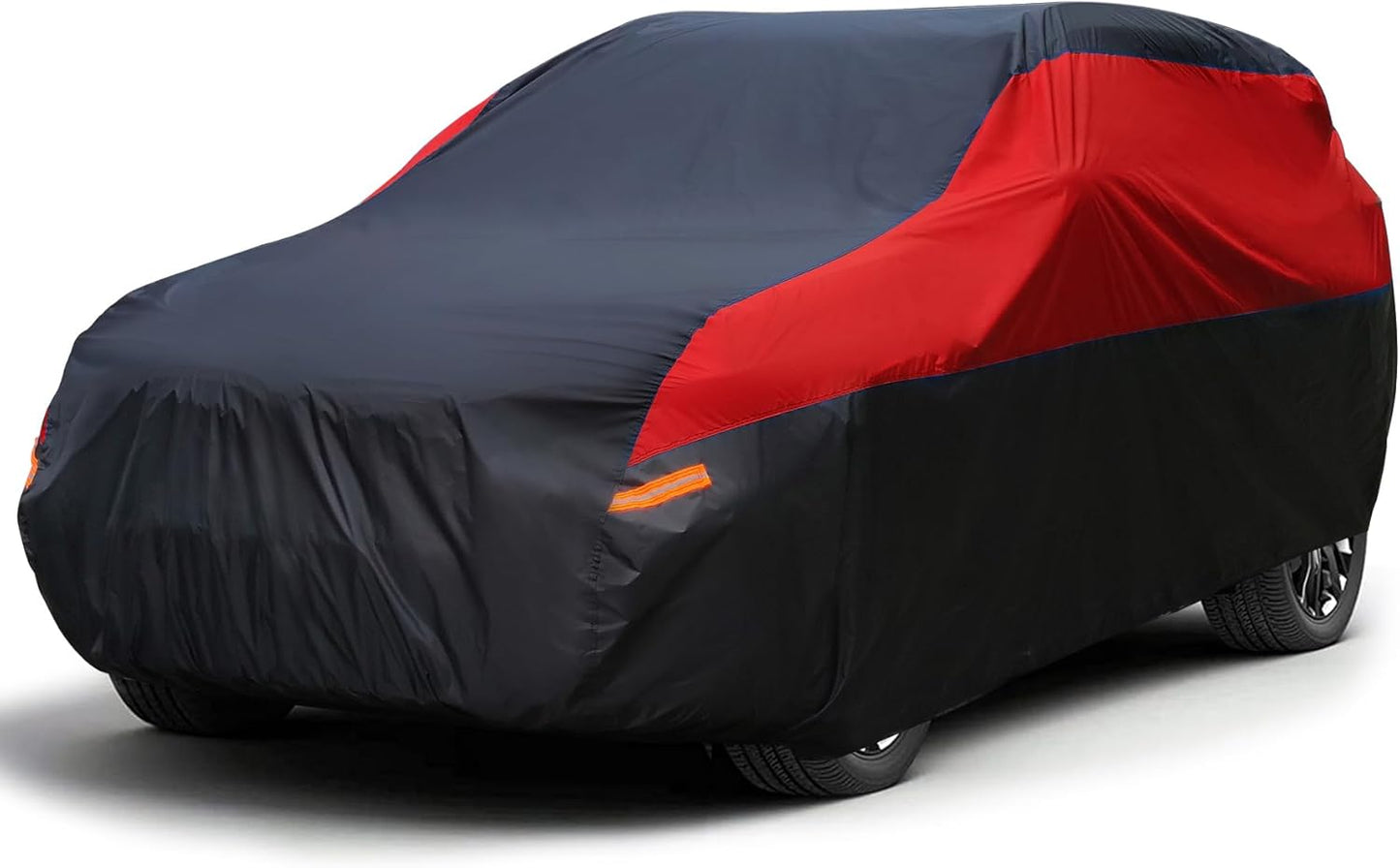 SUV Car Cover Waterproof All Weather,Cover Full Exterior Cover Windproof Outdoor Full Car Cover UV/Snow/Hail/Dust Protection Fit SUV Jeep-Length 182" to 190"