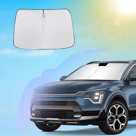 SXCY for 2017-2025 2026 Kia NIRO Windshield Sunshade for 2023-2026 Kia NIRO Accessories 2021-2024 2025 2026 NIRO EV Sunshade Foldable Sun Shield 2023-2025 2026 NIRO PHEV Sun Shade Block UV Rays