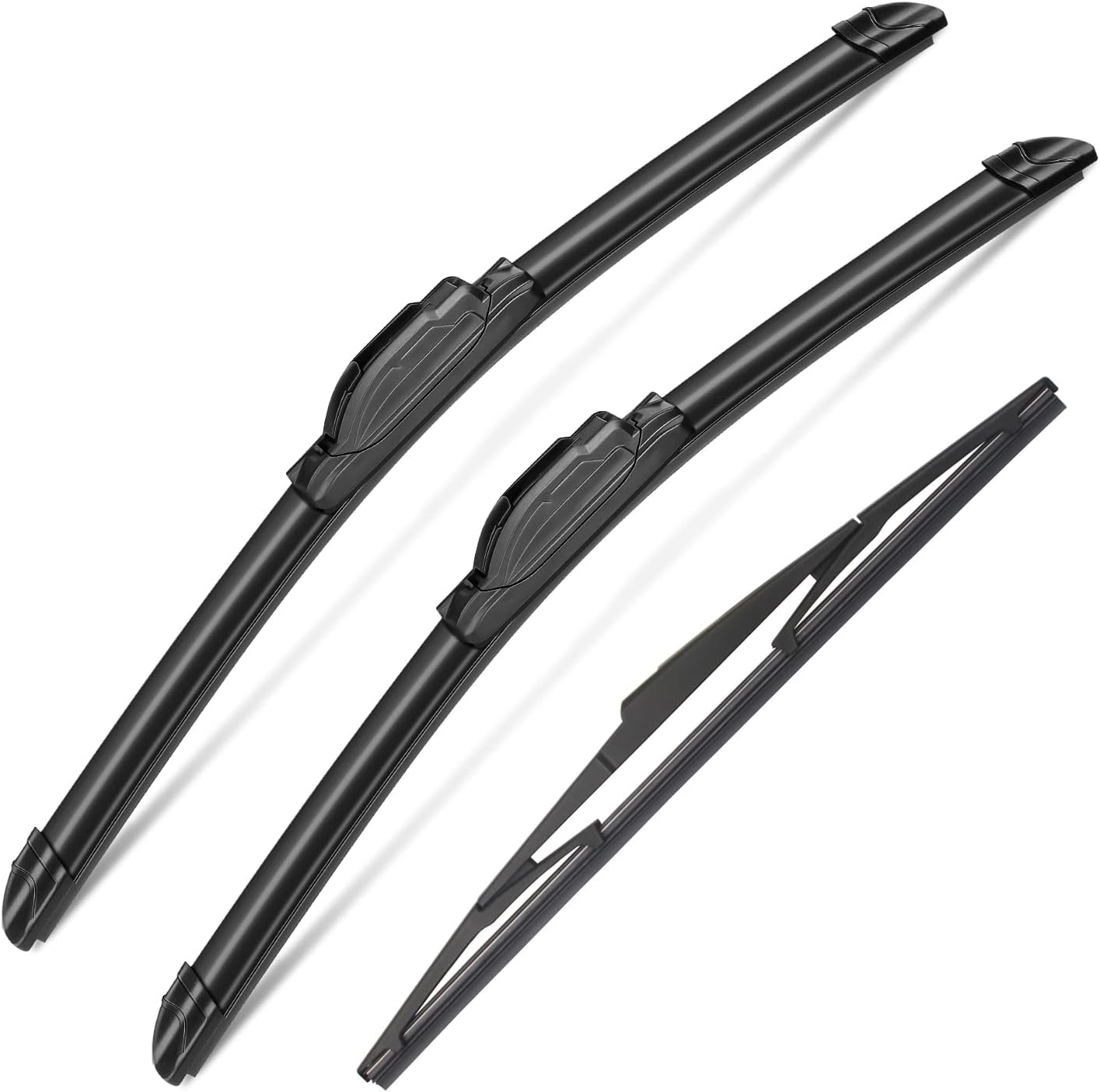 3 Wipers Set for Scion XB 2008 2009 2010 2011 2012 2013 2014 2015, Windshield Wiper Blades Original Equipment Replacement Front and Rear- 22"/20"/14A" (Pack of 3) J- HOOK