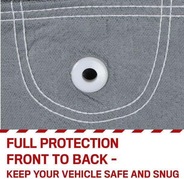 Motor Trend Breathable Lightweight Car Cover, Anti-Moisture Build-Up Water-Resistant Scratch-Resistant Travel-Friendly, Universal Fit for Cars SUVs Trucks Vans All-Weather Outdoor/Indoor, (S) 157" L