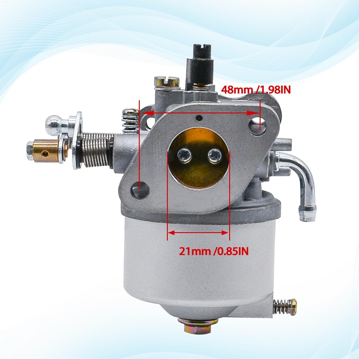 Golf Cart Carburetor Fit for EZGO Golf Cart Gas Car 350cc for Robin TXT Medalist 4-Cycle Workhorse ST350 Carb Replace 72558-G01 72558-G05 72840-G02 72873-G01 17559 520-184 with Filter Kit
