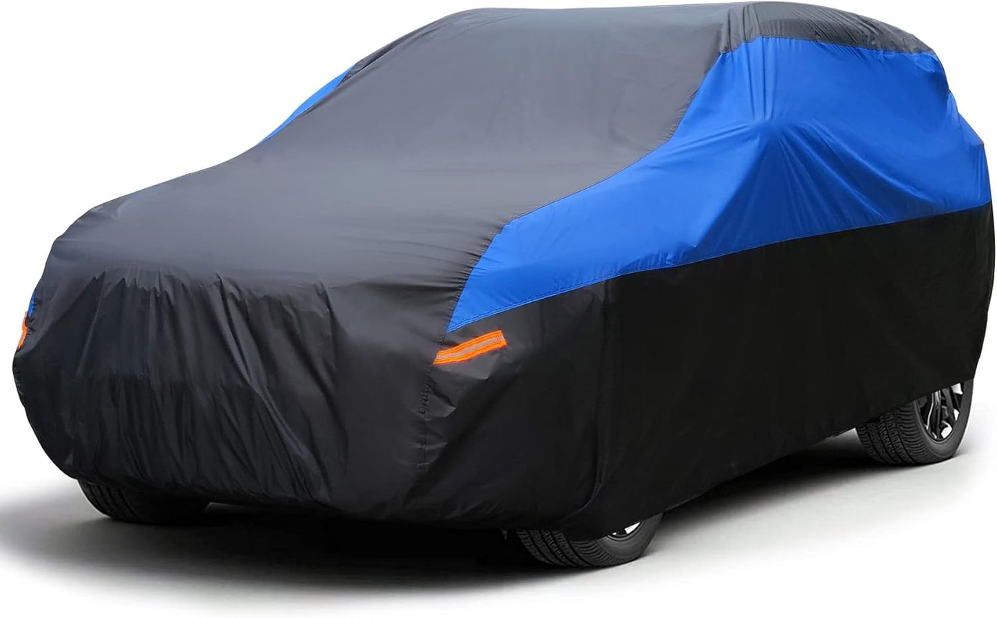 SUV Car Cover Waterproof All Weather,Cover Full Exterior Cover Windproof Outdoor Full Car Cover UV/Snow/Hail/Dust Protection Fit SUV Jeep-Length 190" to 200"