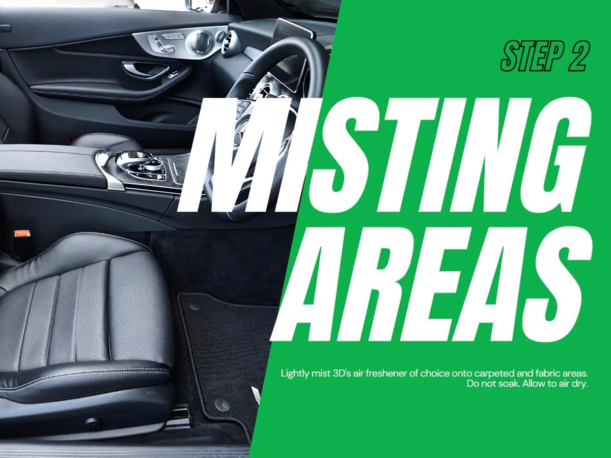 3D New Car Scent Air Freshener – 16oz Spray Bottle – Long-Lasting, Non-Toxic, Water-Based Formula with Organic Oils – Safe for Pets, People & All Surfaces