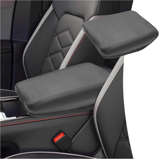 CDEFG for Volkswagen Atlas 2024 2025 Center Console Cover Armrest Box Cover for VW Atlas (SE, Peak Edition, SEL, Cross Sport, SEL Premium R-Line) Accessories Console Arm Rest Protector