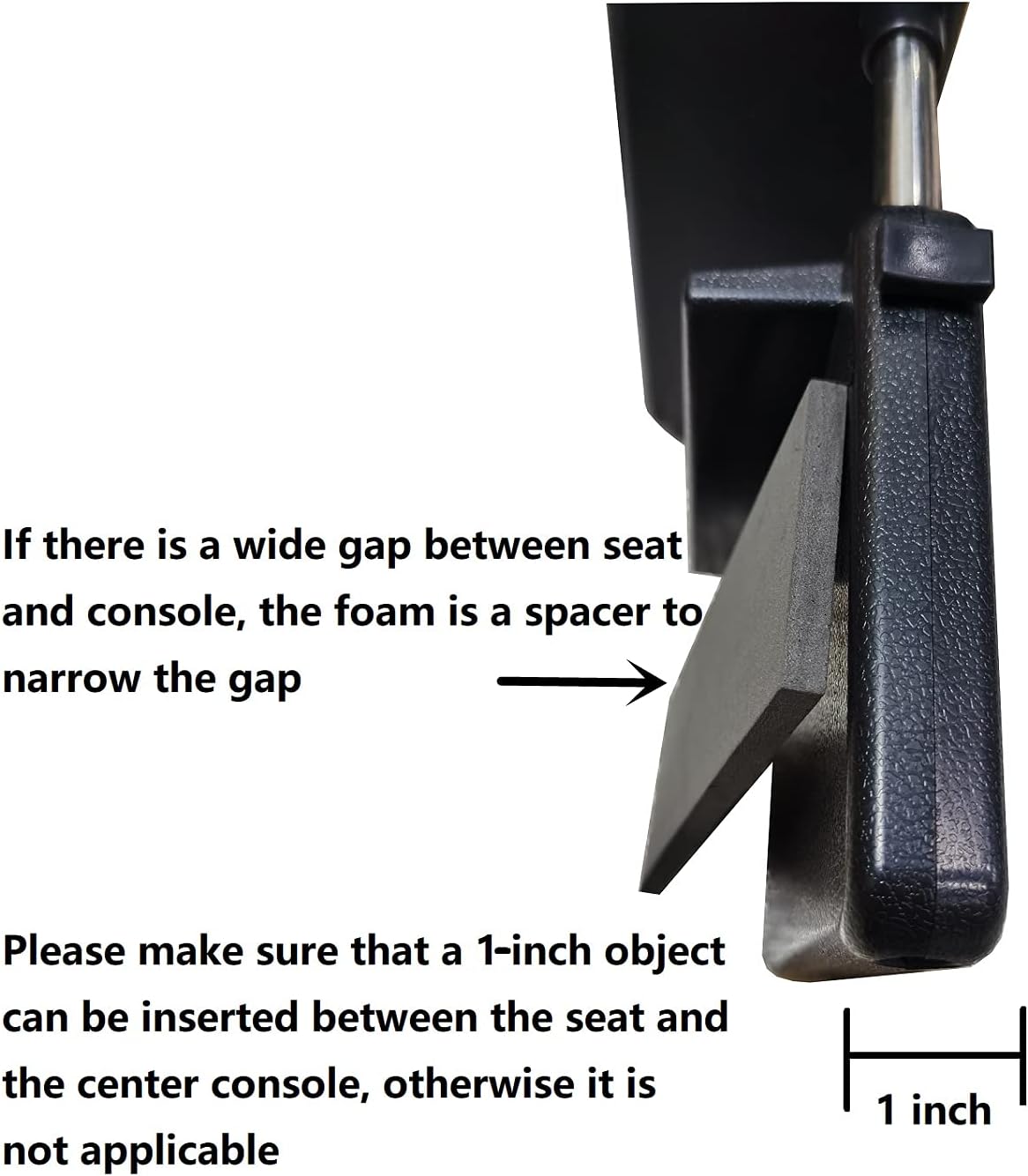 JEYODA Car Armrest Box Adjustable Pad Refit Car Central Lift Armres Storage Organizer Box Arm Rest(Black White line)