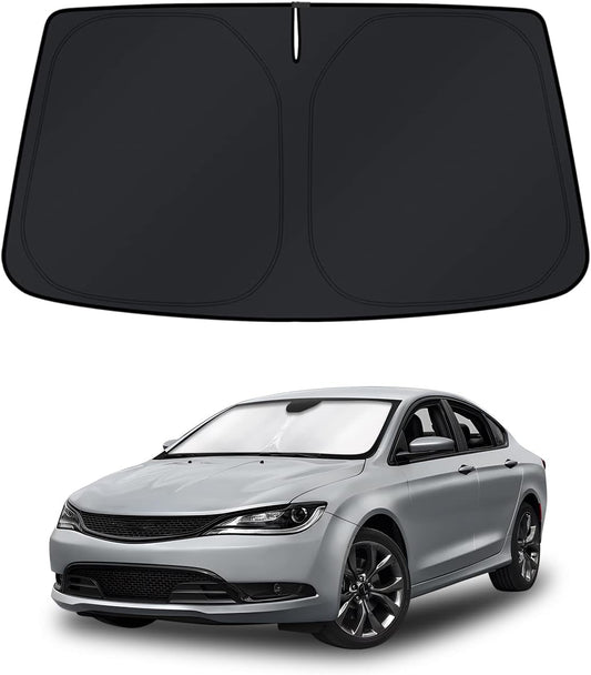 KUST Windshield Sun Shade for Chrysler 200 2011-2018 Window Shade Sun Visor Cover Foldable Blocks UV Rays Keep Your Car Cooler