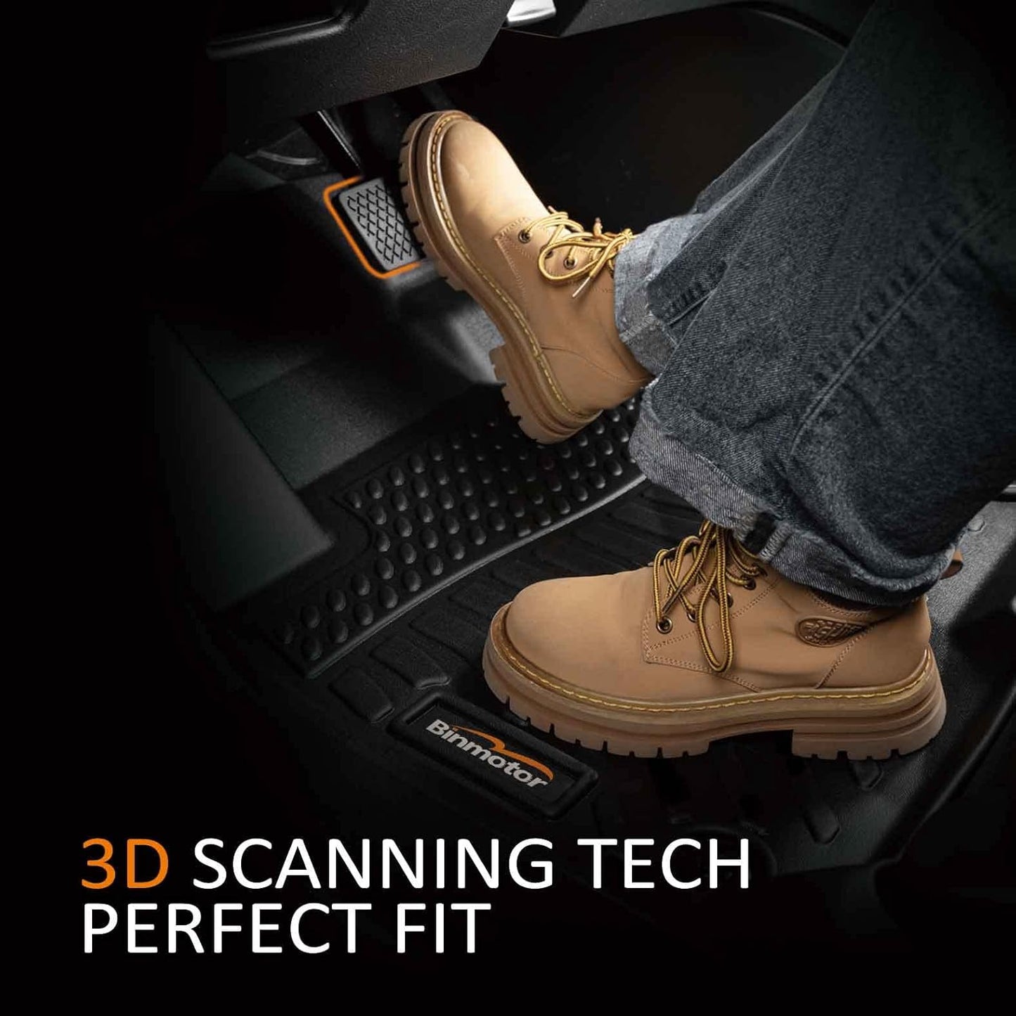 Binmotor-Floor Mats & Cargo Liner for Subaru Crosstrek 2024 2025, for Subaru Impreza 2024-2025, All Weather Car Mats for Crosstrek Accessories-Black