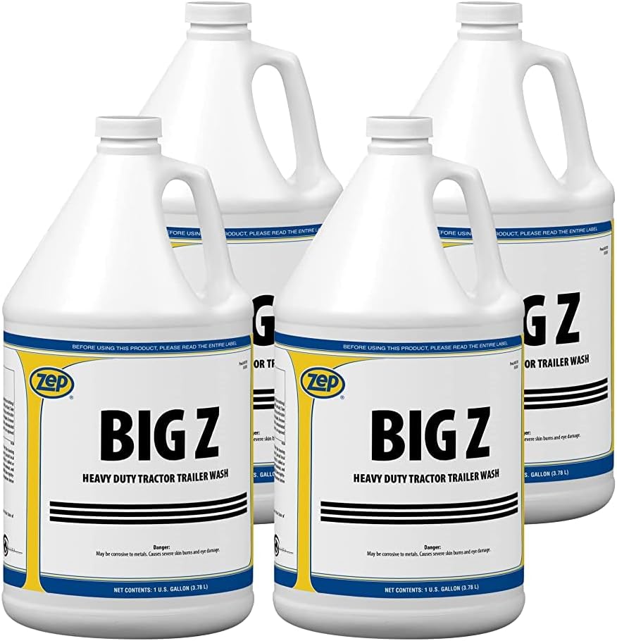 Zep Big Z Heavy Duty Tuck and Trailer Wash - 1 Gallon (Case of 4) - 37024