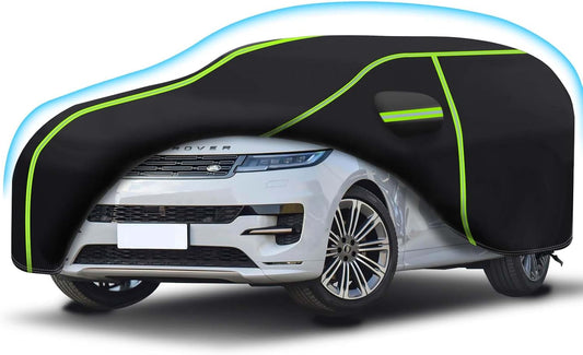 6 Layers Full Car Cover for 2013-2024 Land Rover Range Rover Sport,Waterproof All Weather PEVA New Materialsl Adding Cotton Protection with Door Zipper & Storage Bag