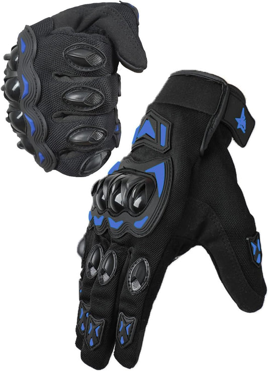 Motorcycle Gloves,Touchscreen Motorbike Gloves with Hard Knuckle Tactical Gloves Riding Gloves Anti-Slip Airsoft Gloves