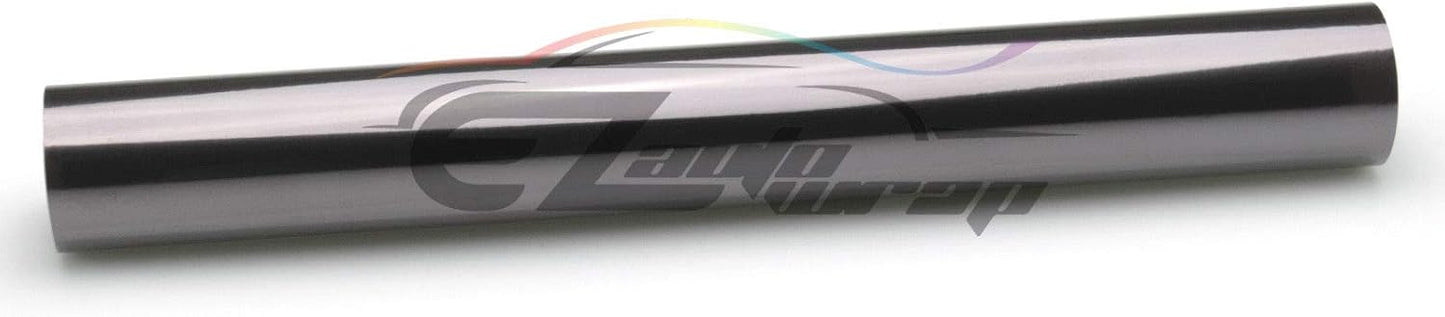 EZAUTO WRAP Free Tool Kit 12"x108" (1FT x 9FT) Glossy Light Black Smoke Headlight Taillight Fog Light Side Marker Vinyl Tint Film Self Adhesive