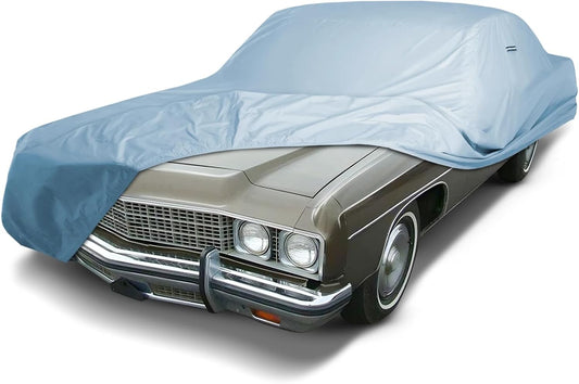 iCarCover Premium Car Cover for 1971-1975 Chevy Bel Air Wagon Heavy Duty Waterproof All-Weather Automobiles Custom Fit Indoor Outdoor UV Snow Protection Covers with Straps and Bag