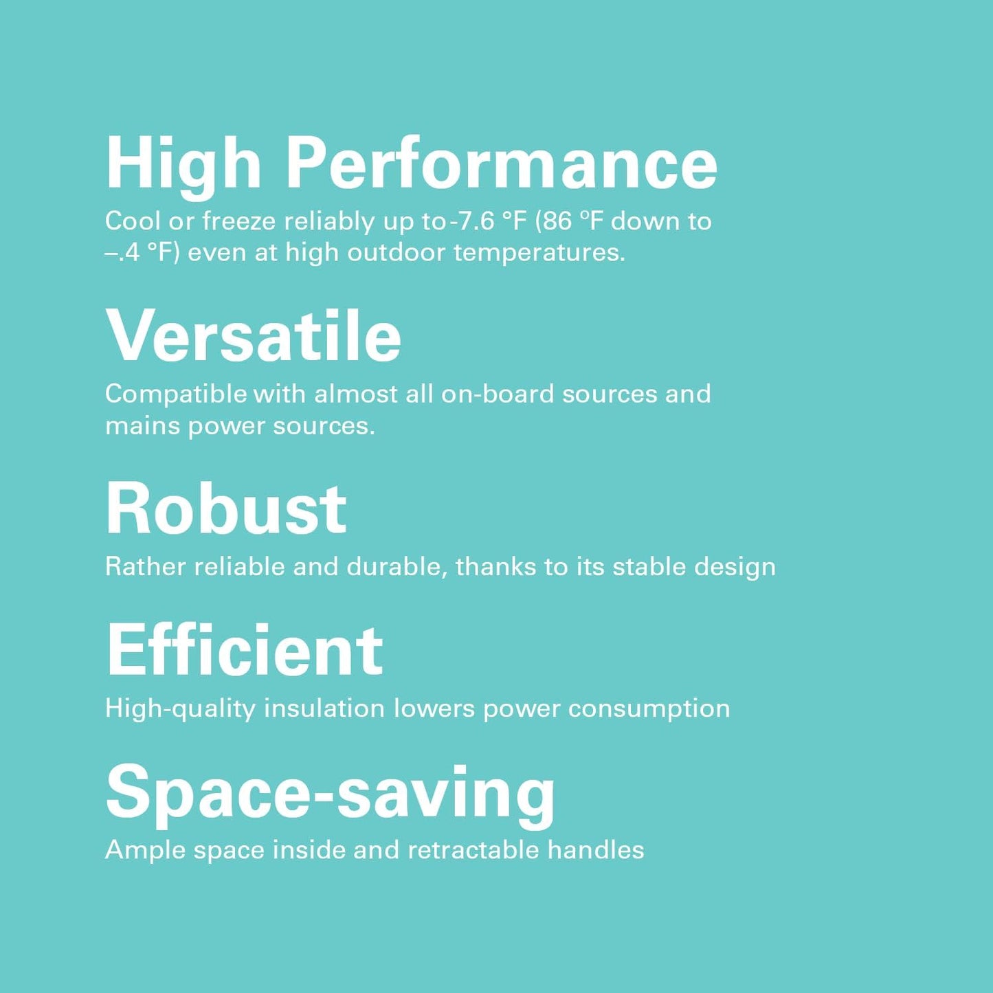 Truma C44 Portable Refrigerator/Freezer (11.5 Gal/46 QT): Single Zone 12/24V DC & 110V AC Power | Multi-Use for Car, Truck, RV, Events, Travel | Digital Display, App Control | Temp Range: -8°F to 50°F