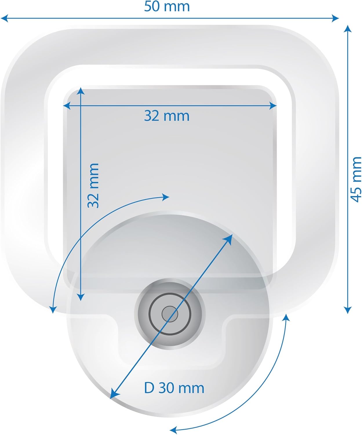 4X Parking Permit, Ticket and Note Holder for Car Windscreen, Clips with Removable Suction Cup, Avoid Parking fine, Set of 4 (Made in Germany) Transparent