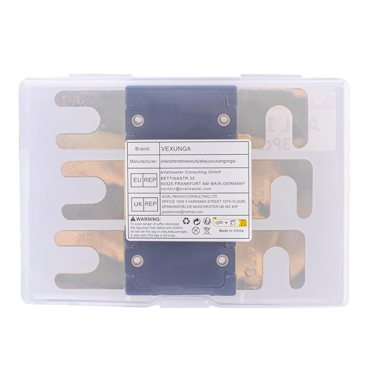 100A ANL Fuse 100 Amp Inline Blade Fuses 32V for Car Audio Inverter Automotive Stereo (Pack of 3 pcs)