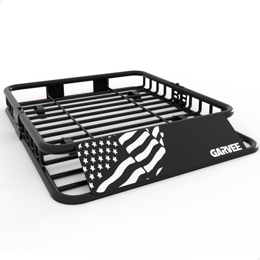 51" x 36" Universal Roof Rack Carrier Basket, 200 Lbs Capacity Car Cargo Rack with Extension Luggage Holder Basket Heavy Duty for SUVs, Trucks, Vehicles