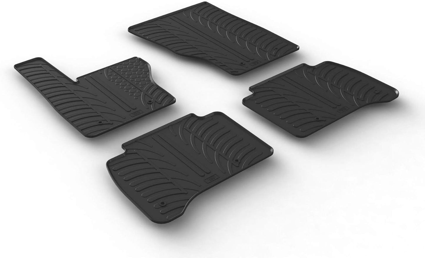 Gledring USA Custom Fit All-Weather Rubber Floor Mats Intended for Range Rover Sport 2014-2022, No Trimming Required, Tailored Custom Fit, Protects from Rain, Mud, & Snow