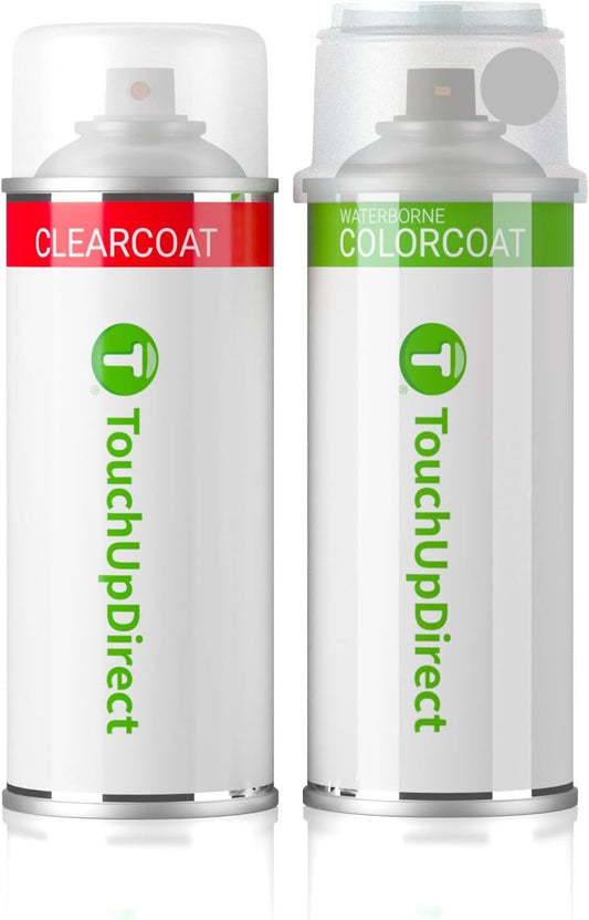TouchUpDirect 1J6 Elemental Silver Metallic Compatible with Toyota Exact Match Touch Up Paint Aerosol - Essential Kit