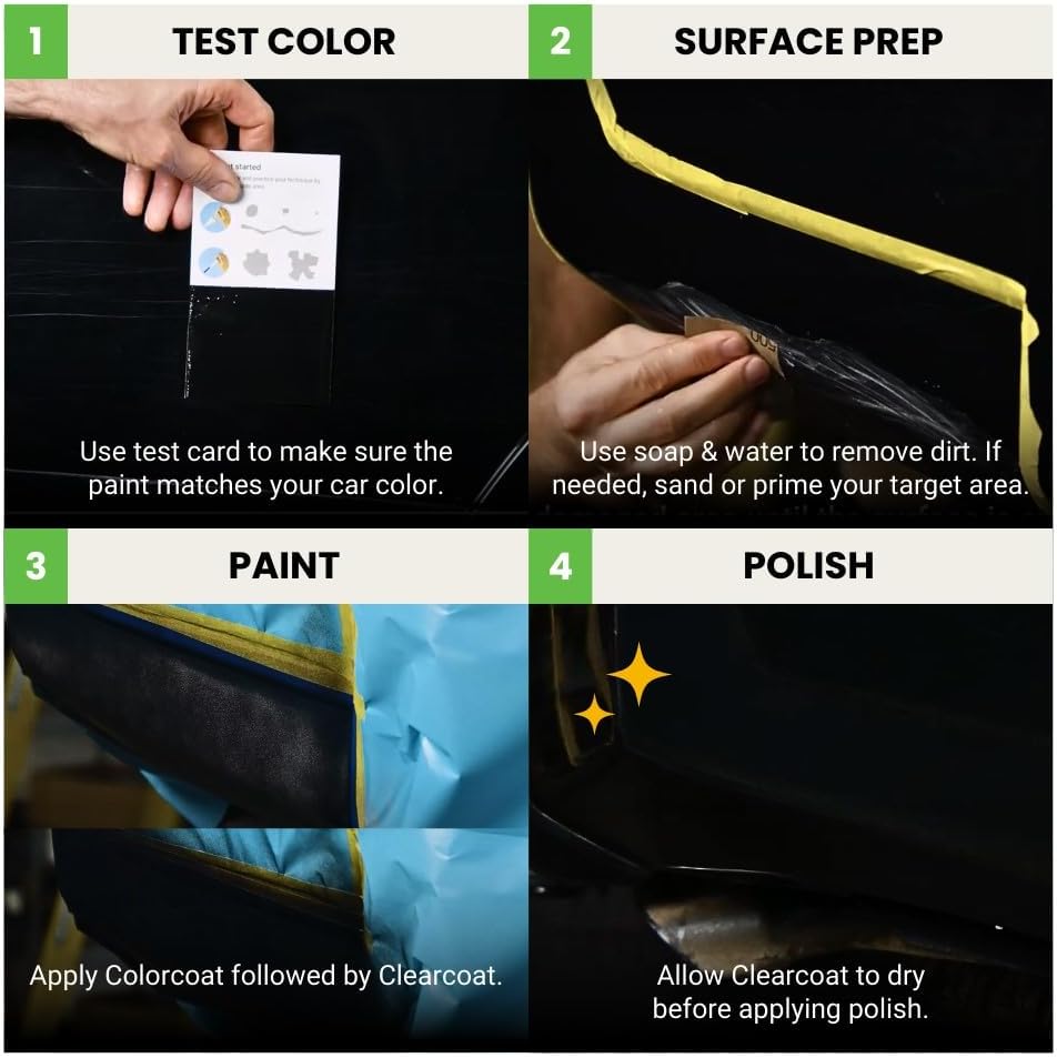 TouchUpDirect 1C8 Luner Mist Silver Metallic Compatible with Toyota Exact Match Touch Up Paint Aerosol - Platinum Kit