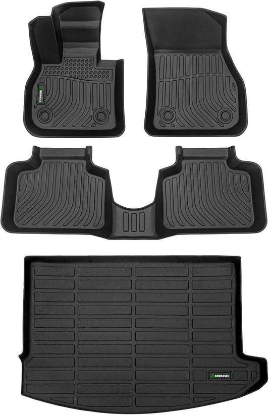 ANBINGO®Floor Mats Fit for Mini Cooper Countryman F60 2017-2024(Not for Manual Transmission) All Weather Mats for Countryman TPE Car Mat Rugs for Mini Countryman Rubber Trunk Carpet for Countryman