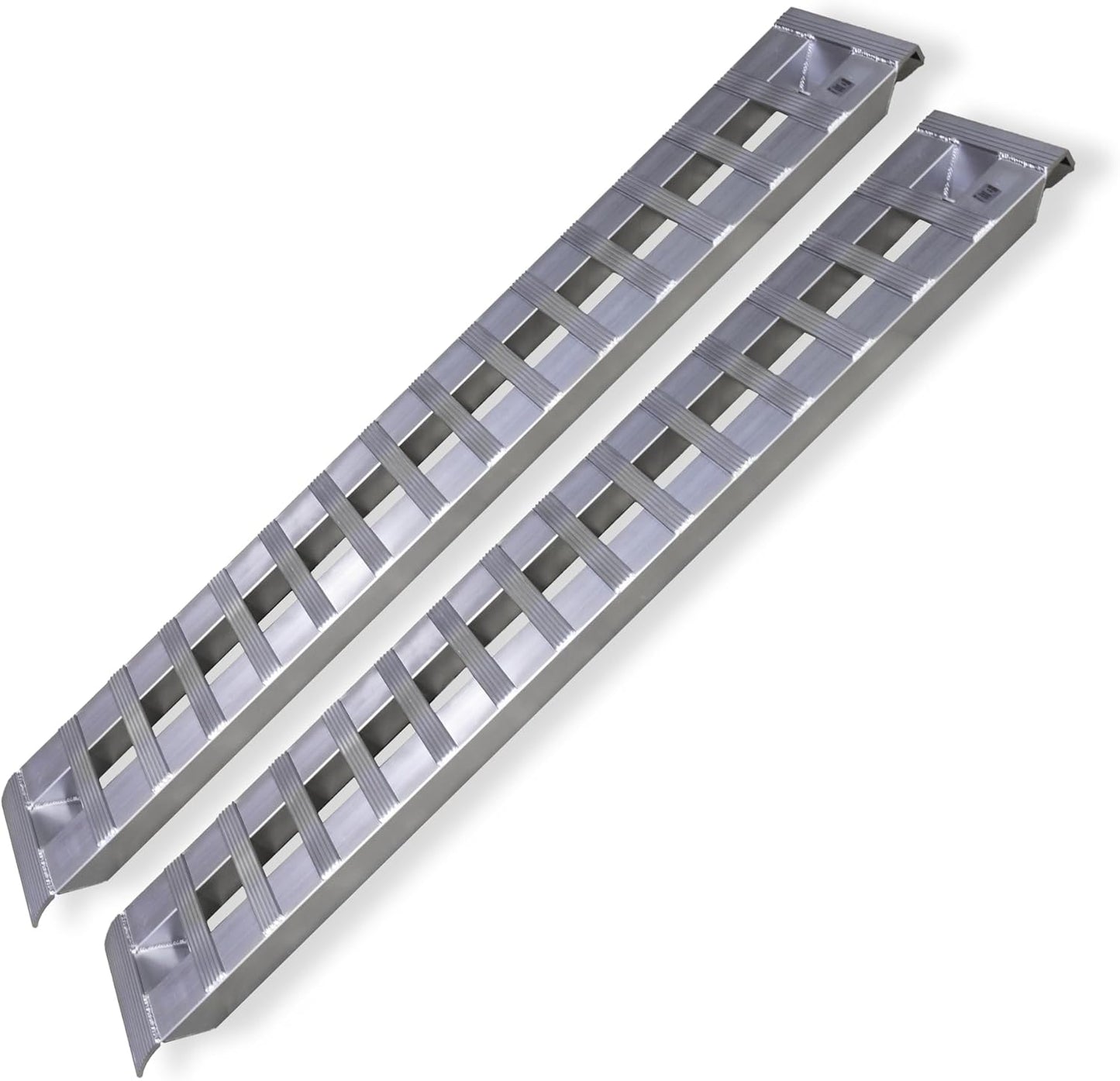 GEN-Y Heavy Duty Aluminum Ramps 8K Capacity (12' Pair) Silver