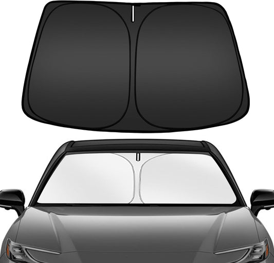ARISMOTOR Windshield Sun Shade for Toyota Camry(XSE XLE SE LE) 2025 2026, Custom Fit Foldable Front Window Sunshade Sun Visor Protector, Block UV Rays Keep Your Car Cooler
