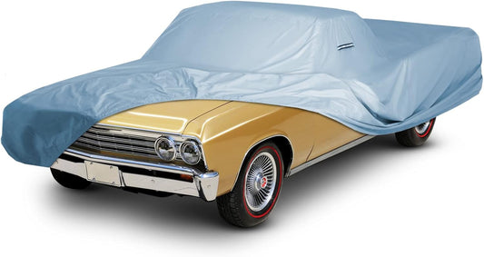 iCarCover Custom Car Cover for 1964-1967 Chevy El Camino Waterproof All Weather Rain Snow UV Sun Hail Protector for Automobiles, Automotive Full Exterior Indoor Outdoor Car Cover