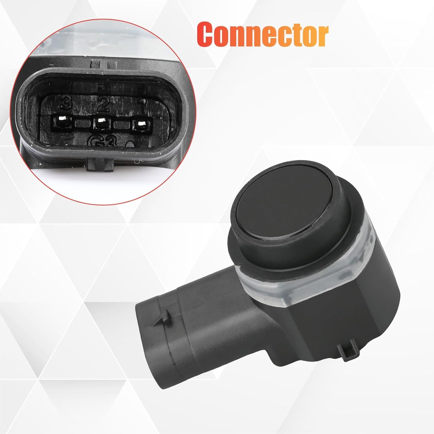 LR038084 Reverse Backup Parking Assist Sensor Compatible with C-Max DB9 Escape Fiesta Transit Connect XF XJ