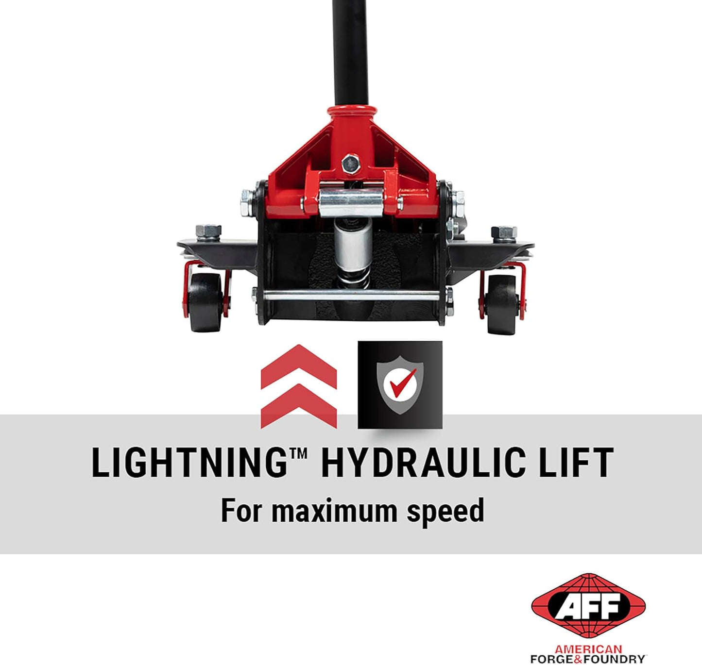 AFF 3.5 Ton Floor Jack - Low Profile Car Jack with Lightning Lift Hydraulic - Heavy Duty