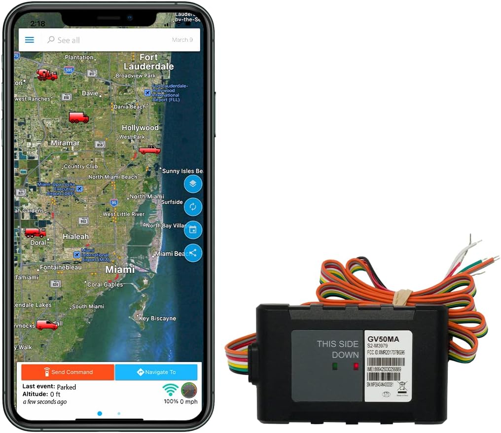 Optimus GV50MA Wired GPS Tracker for Cars and Trucks