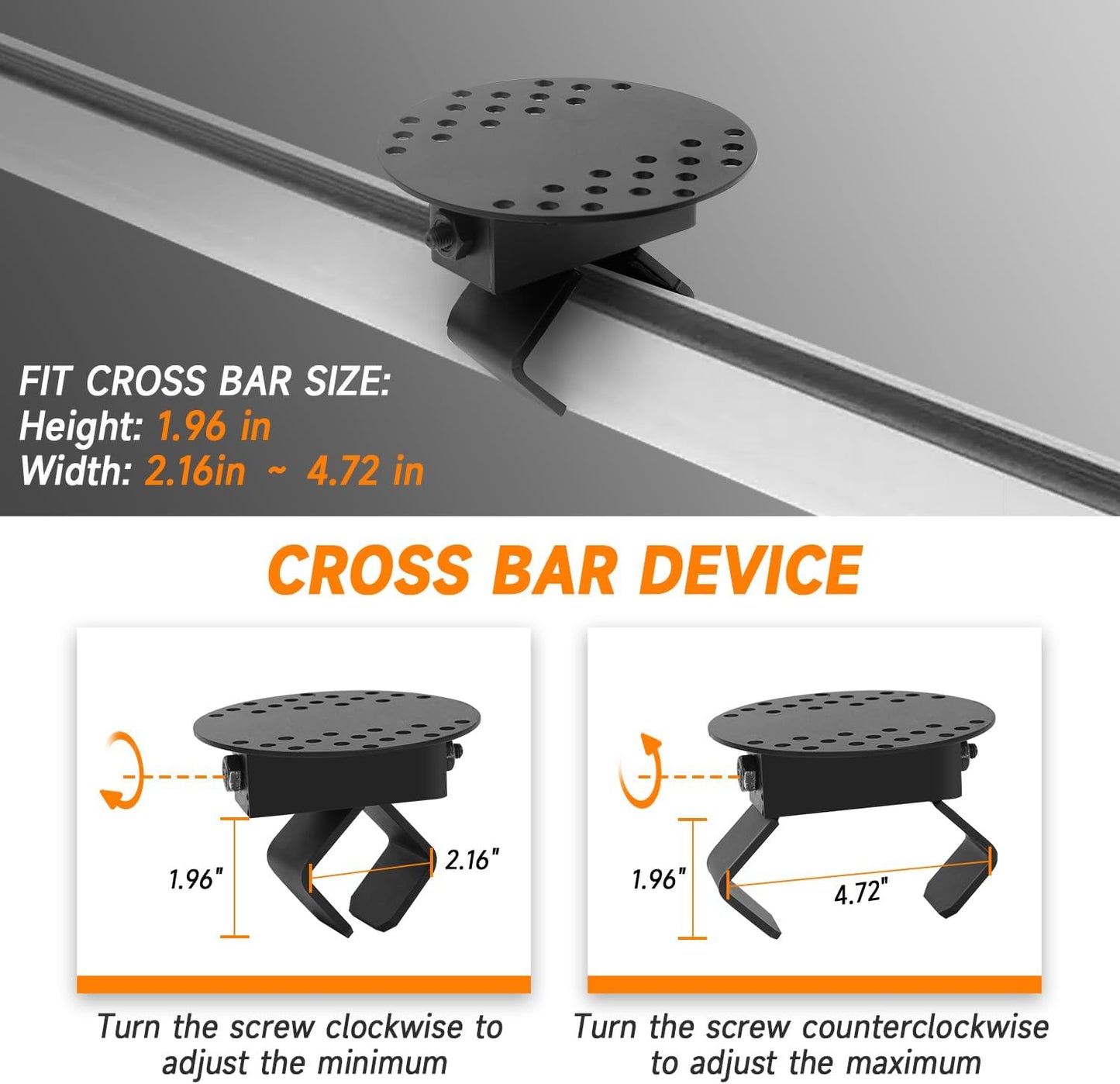 NIHAO 50"x36"x5" Heavy Duty Roof Rack Cargo Carrier, Universal Car Top Luggage Basket for SUV, Truck, RV, Pickup, Holds Up to 250 Lbs