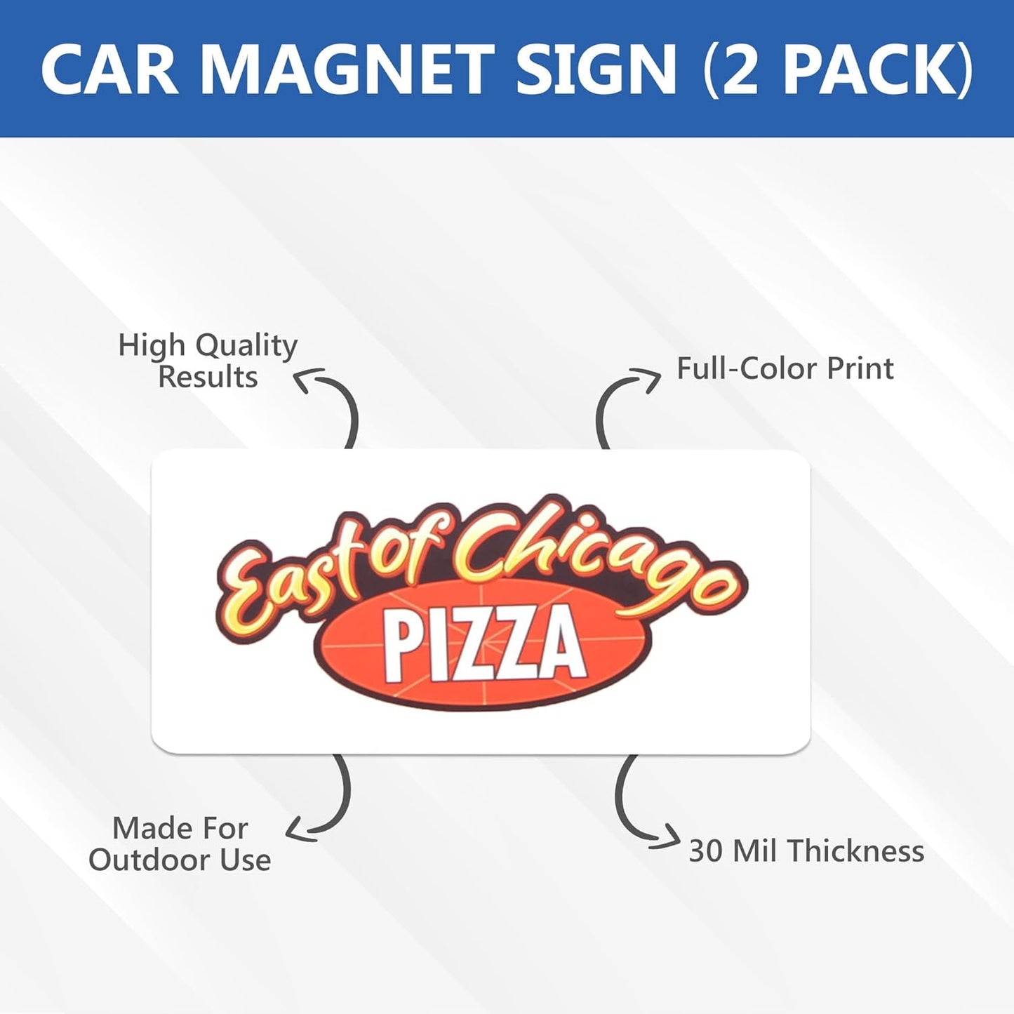 Custom Car Magnet Signs for Businesses (12"x24" Rectangle) 2 pk - Personalized Car Magnets for Advertising and Vehicle Promotion - Advertising Magnets for Cars Door - Professionally Printed