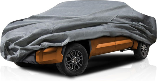 5-Layer Full Truck Cover – Semi Custom Fit for Chevrolet Silverado 2500/3500HD 1999-2019 Crew Cab Long Bed | All-Weather Protection: Dustproof, Windproof, UV-Resistant, Breathable & Durable