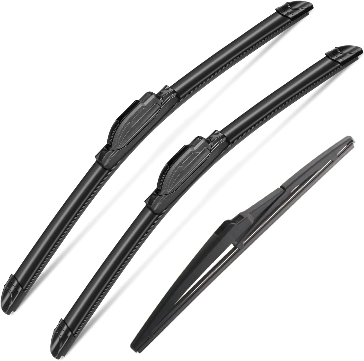 3Pcs Windshield Wiper Blades for Toyota Prius C 2012 2013 2014 2015 2016 2017 2018 2019, Original Equipment Automotive Replacement Windshield Wiper Blades for My Car- 28"/14"/8A" (Pack of 3) J- HOOK