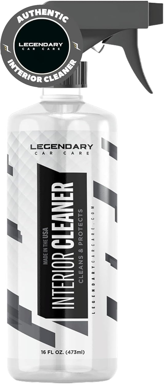 Legendary Interior Cleaner 16oz - All Purpose Interior Detailer & Carpet Cleaner for Cars - Safe on Leather, Plastic, Vinyl, Upholstery & Dashboard - UV Protectant - Tough on Stains & Dirt