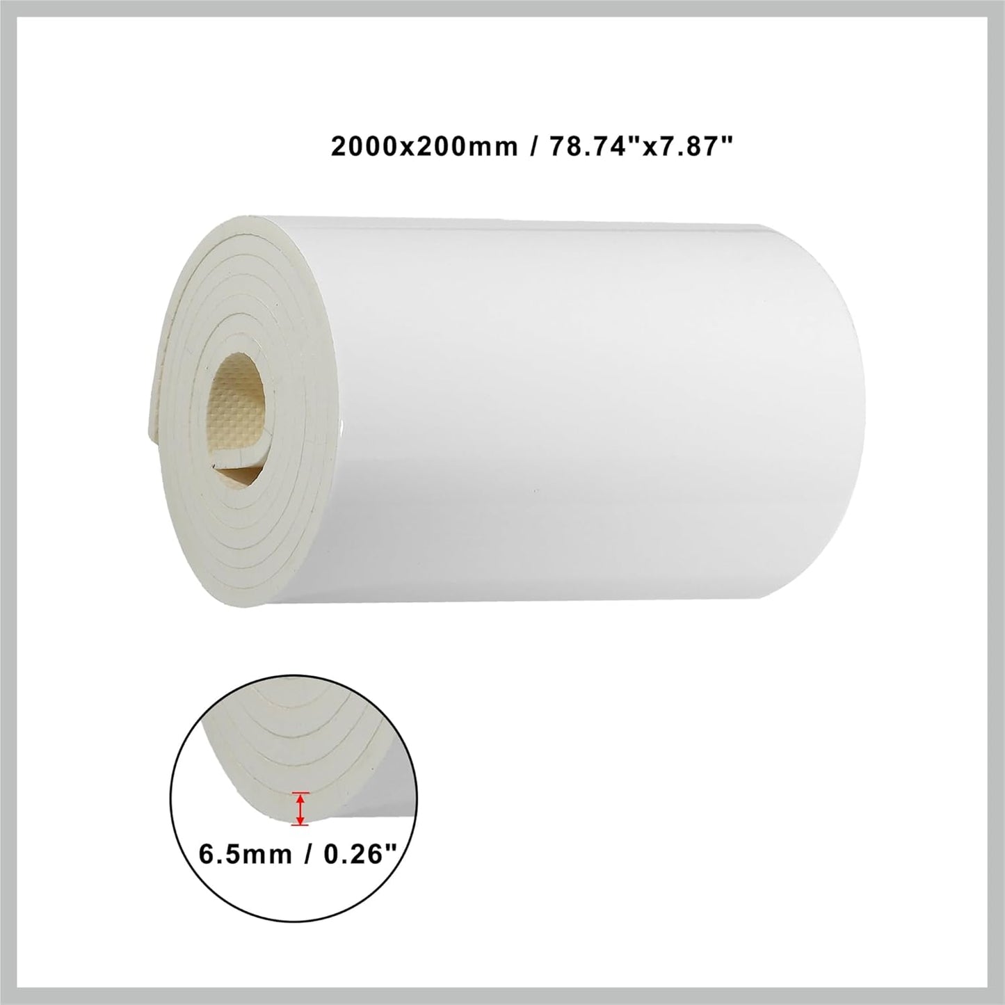 2000x200x6.5mm Car Garage Wall Guard Door Bumper Universal Protector Anti Collision Waterproof White Replacement Car Parts