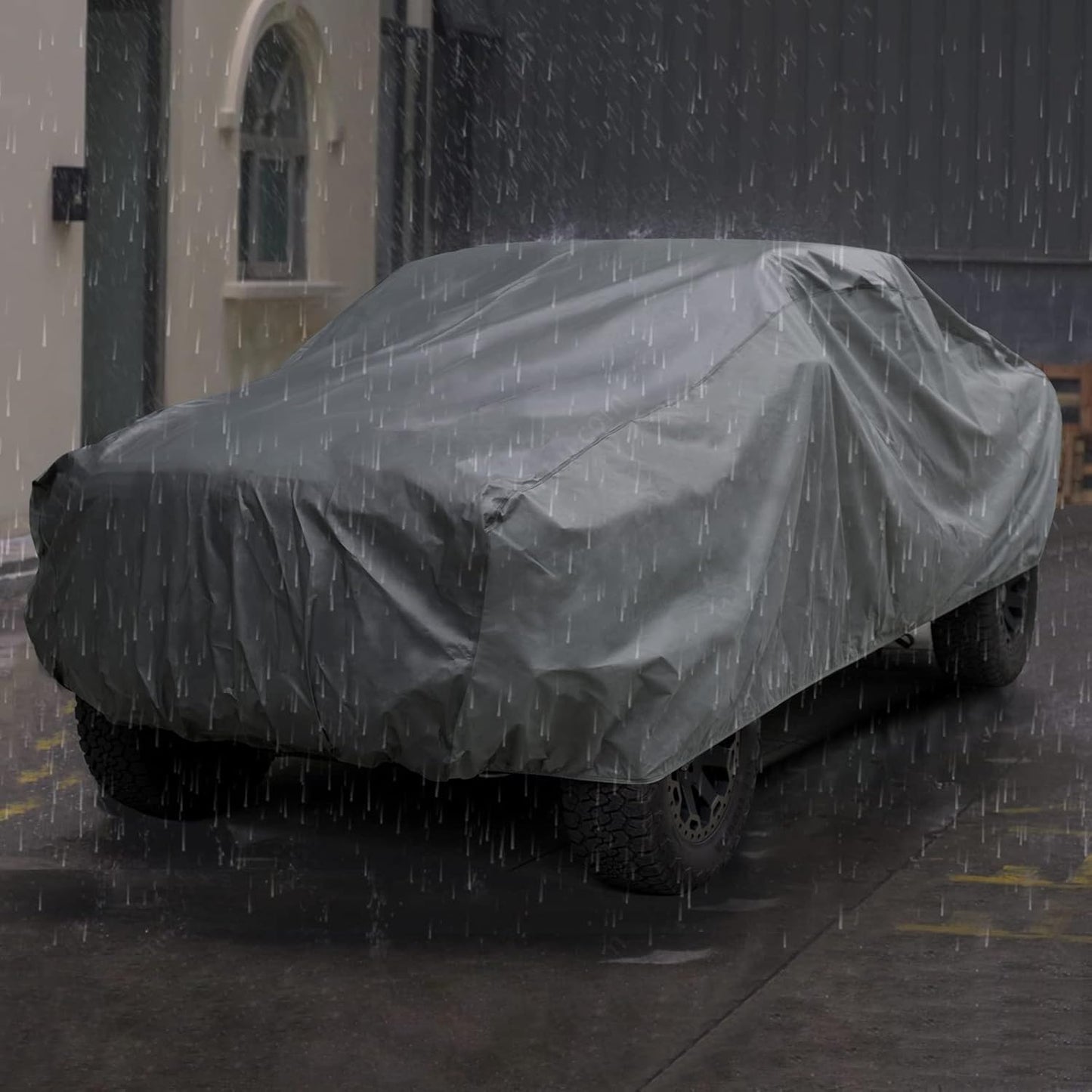 XCAR Ultra Light Waterproof Truck Car Cover for Automobiles All Weather Protection, Windproof & Breathable, Fits Cars Up to 232"