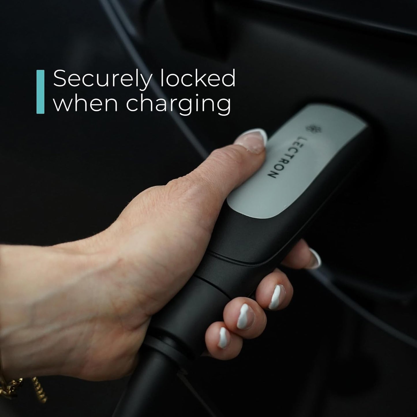 Lectron Level 1 Tesla Charger (WiFi) - 110V, 15A, NEMA 5-15 Plug, 16 ft Cord - Portable Electric Car Charger for Tesla & NACS Evs