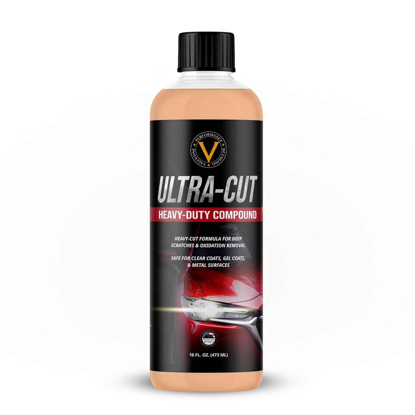 VPD Ultra-Cut Heavy Polishing Compound for Extreme Correction 16 oz – Car Polishing & Rubbing Compound, Removes Deep Scratches & Oxidation, Safe for Clear Coats, Gel Coats & Metal Surfaces