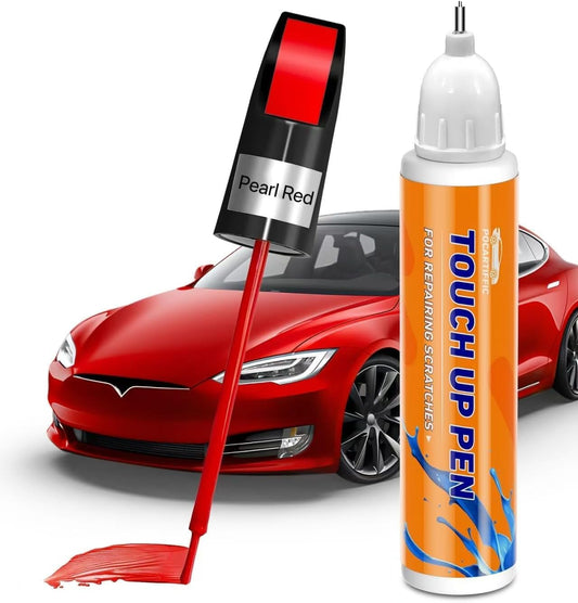 Red Touch up Paint for Cars, Car Paint Scratch Repair, Color Accurate Automotive Paint Pen, Car Scratch Remover Pen for Deep Scratches
