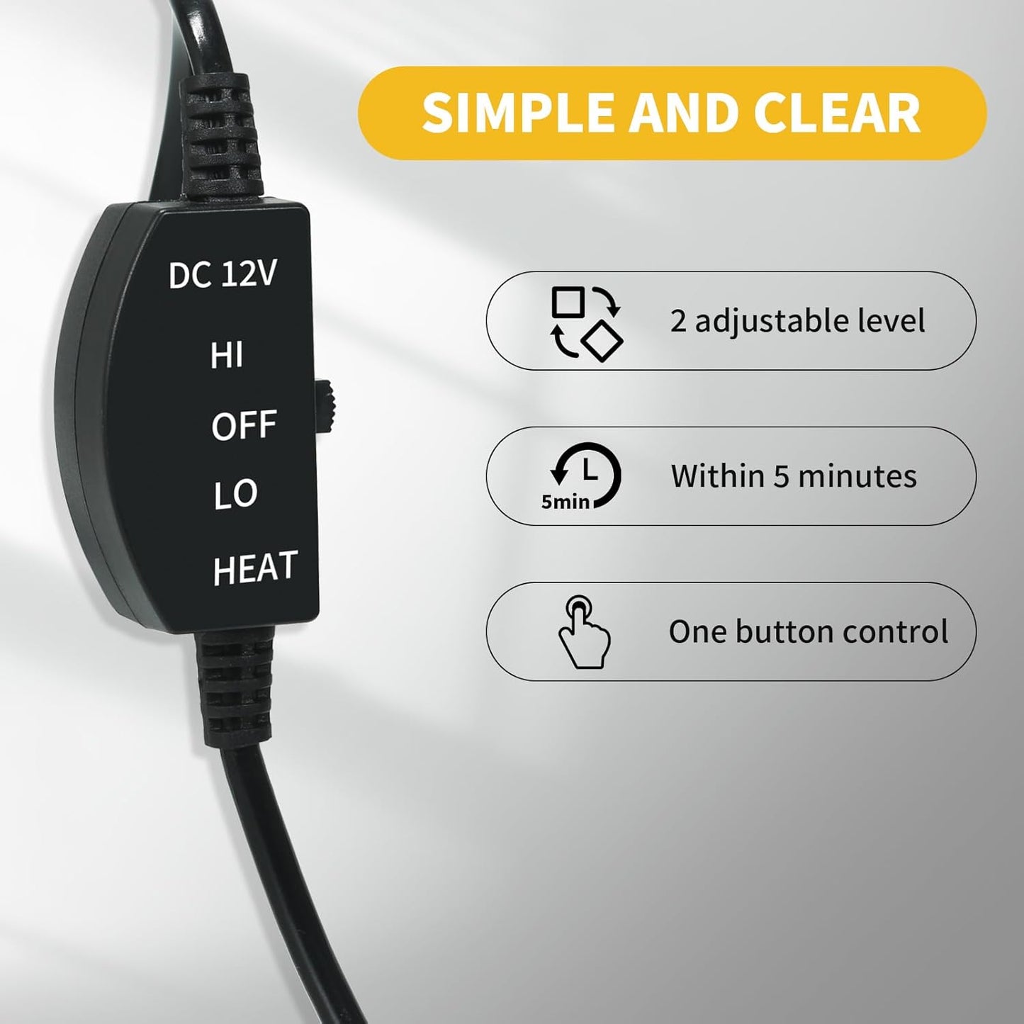 Seat Cover for Cold Weather, Winter Seat Cushion with Adjustanle Buckle for Full Back and Seat (1, Gray)