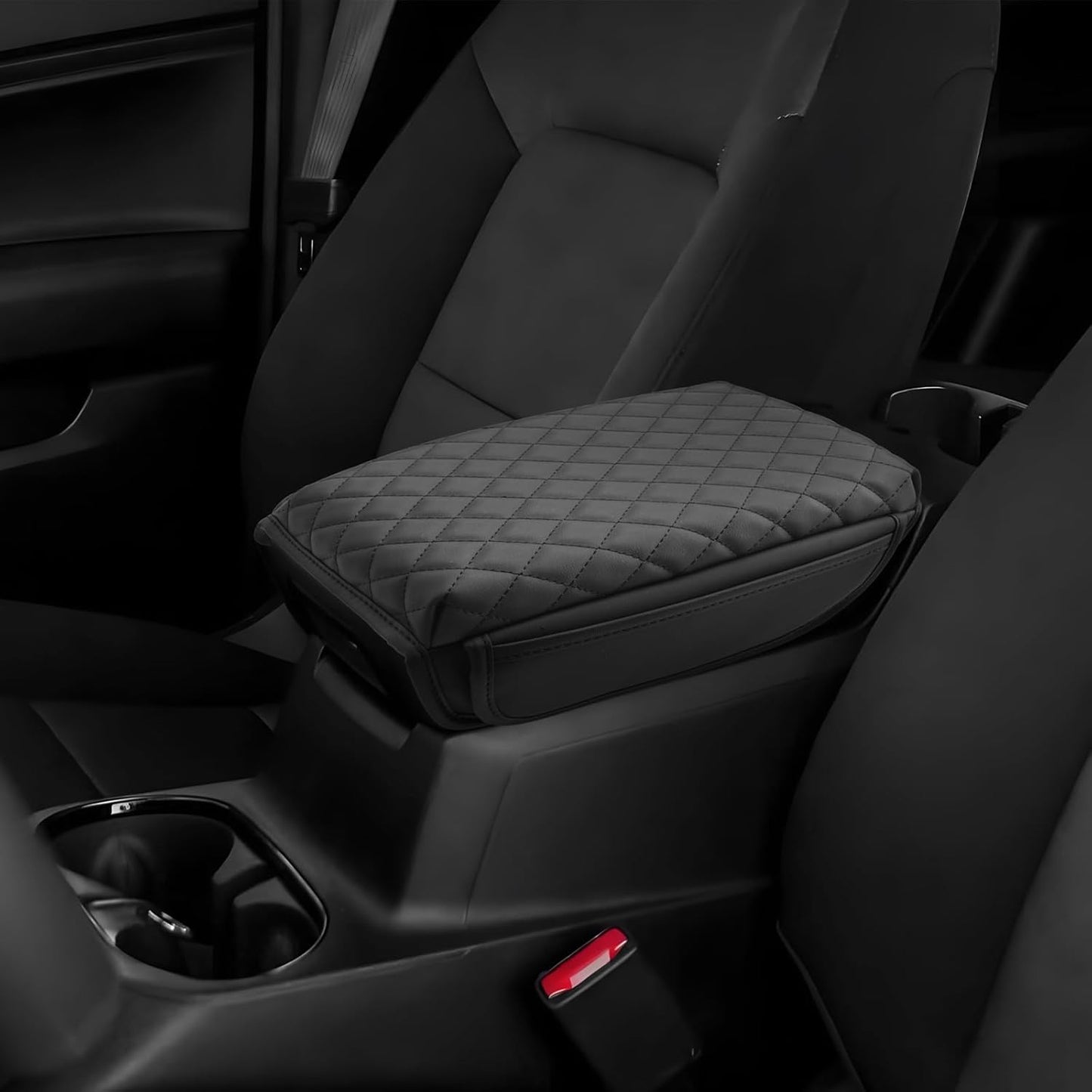 CDEFG for Chevrolet Colorado -GMC Canyon 2023-2025 2026 Center Console Cover Armrest Box Cover for Colorado/Canyon Accessories Console Arm Rest Protector Thickened with 2 Side Pocket